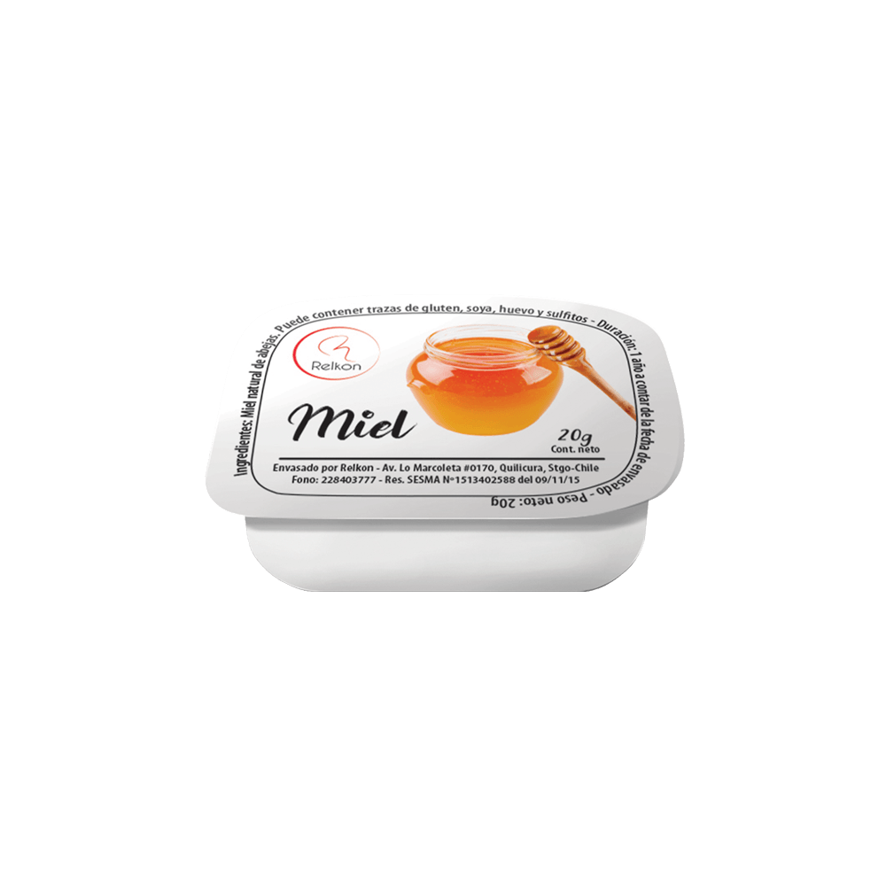 Miel De Abejas Mini Porcion Relkon 192x20 Gramos