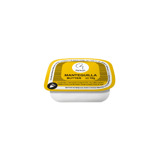 Caja Mantequilla Relkon Mini Pote 10gr 200 Unidades