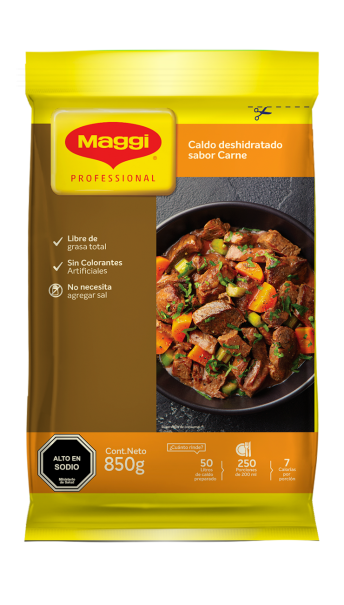 Caldo Deshidratado Sabor Carne Maggi 850 Gr.