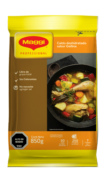 Caldo Deshidratado Sabor Pollo Maggi 850 Gr.