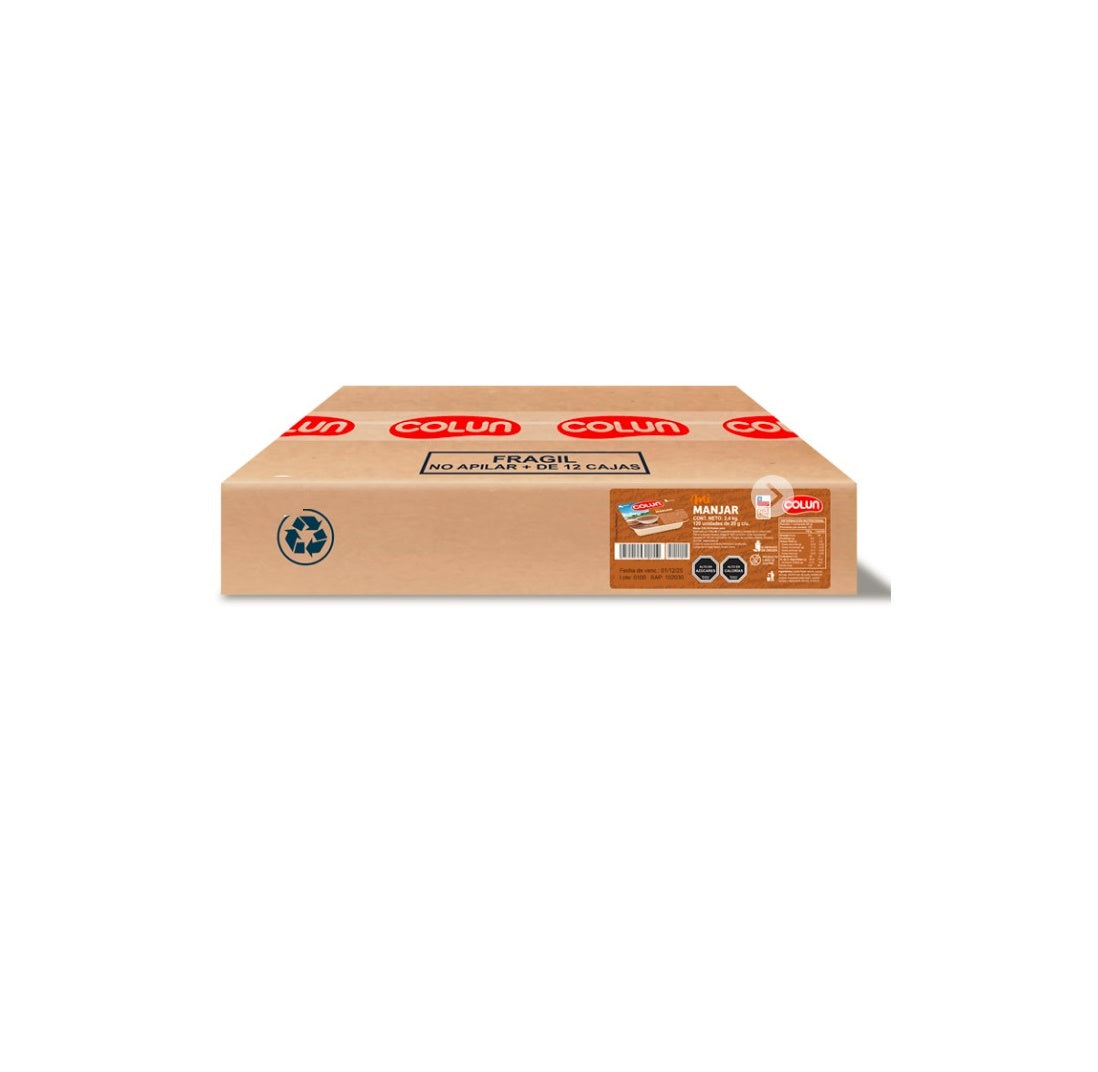 CAJA MANJAR COLUN MINI PORCION 20 GRAMOS 120 UNIDADES